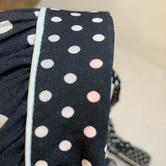 2Bamboo New Black Polka Dot 2pc Bikini A172